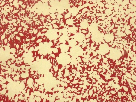 Tissu satin de coton et soie enduit