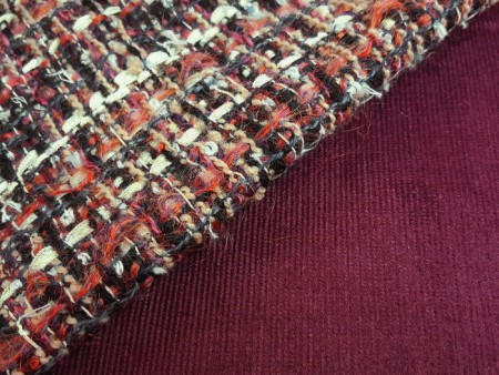 Tissu tweed artisanal français
