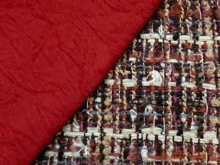 Tissu tweed artisanal français